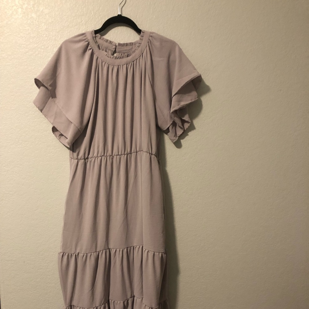 Piper & Scoot: The Kelsey Tiered Maxi in Grey